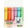 MINI MARKERY ZAKREŚLACZE PASTELOWE FEELINGI 6 KOL