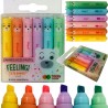 MINI MARKERY ZAKREŚLACZE PASTELOWE FEELINGI 6 KOL