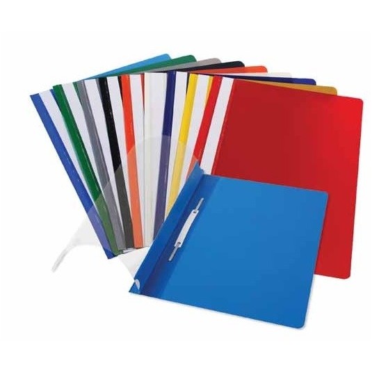 SKOROSZYT A4 TWARDY PVC BIURFOL SZARY