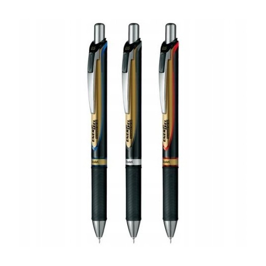 Pióro kulkowe PENTEL EnerGel 0,5 BLP75-B czerwone
