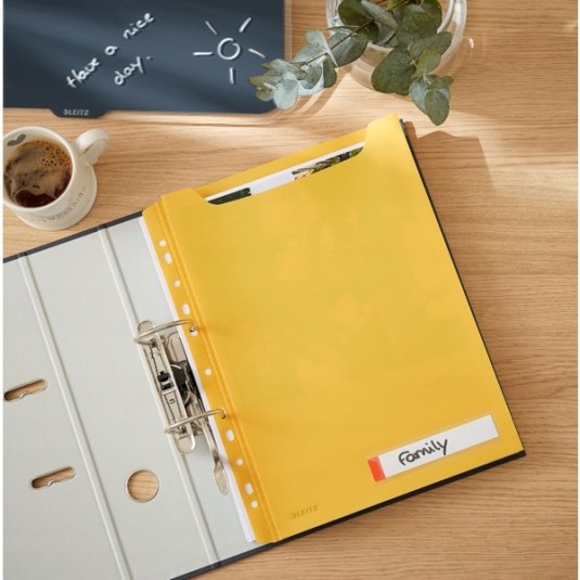 Koszulka Leitz Cosy żółta powiększana 3 szt.