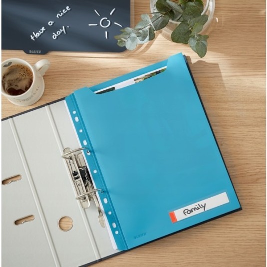 Koszulka Leitz Cosy niebieska powiększana 3 szt.