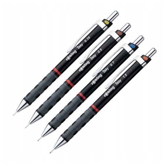 Ołówek automatyczny Rotring Tikky 0,5 mm bordowy