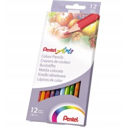 Kredki ołówkowe Pentel Arts 12 kolorów