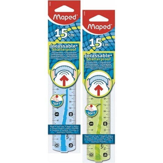 Maped Linijka Flex niełamliwa 15cm dwustronna