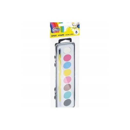 Farby wodne Fiorello 8 kol.