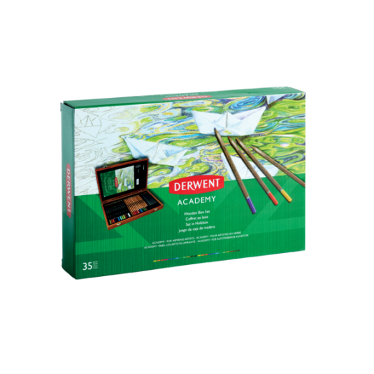ZESTAW ARTYSTYCZNY KREDKI + OŁÓWKI DERWENT
