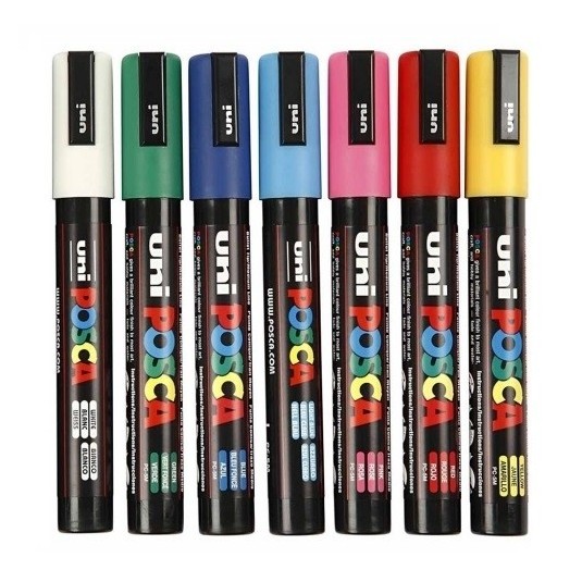 Marker Uni z farbą POSCA PC-5M Różowy 1,8-2,5mm