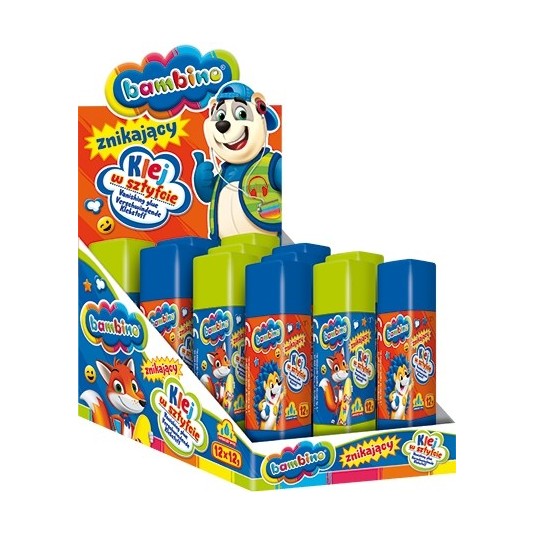 Klej znikający w sztyfcie 12g Bambino