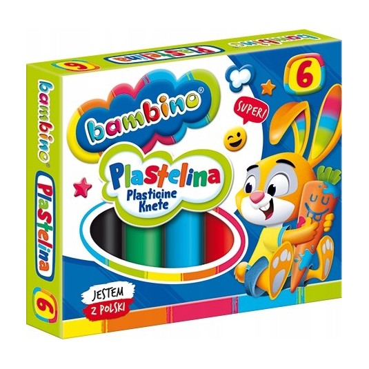 Plastelina BAMBINO 6 kolorów