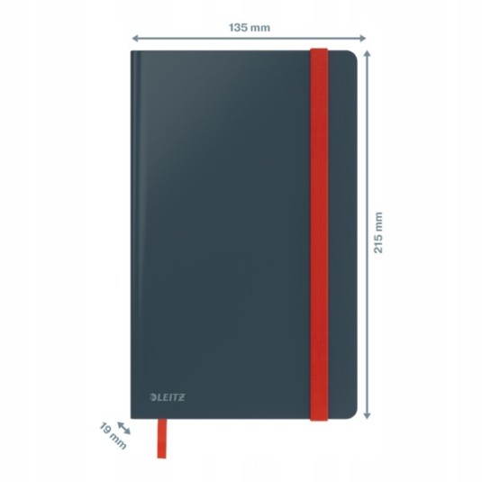 Notatnik Leitz Cosy A5 kratka szary