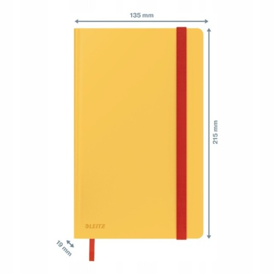 Notatnik Leitz Cosy A5 kratka żółty