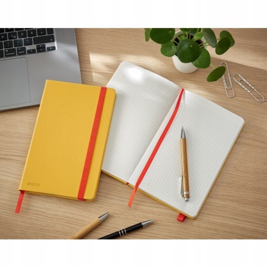 Notatnik Leitz Cosy A5 kratka żółty