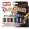 FARBY TEMPERY W SZTYFCIE 6 KOl. METAL.PLAY COLOR