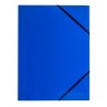 TECZKA KARTONOWA LAKIER GUMKA NAROŻNA A4 NIEB.
