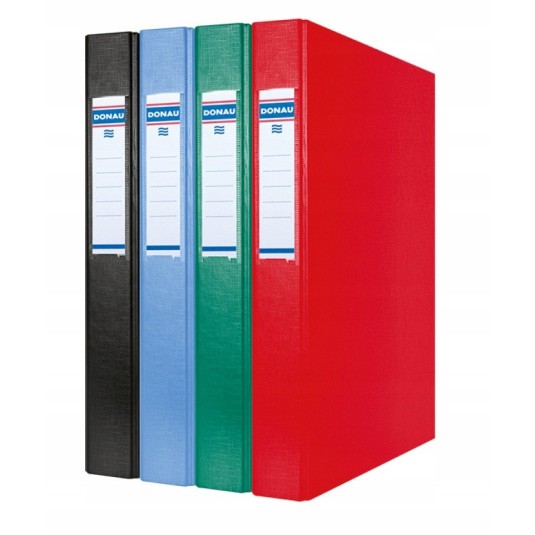 Segregator ringowy DONAU, PP, A4/2R/25mm, niebiesk