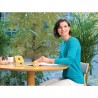 Dziurkacz Leitz Cosy 30 kartek żółty
