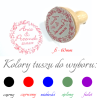Pieczęć ślubna pieczątka stempel ślubny wesele 6cm
