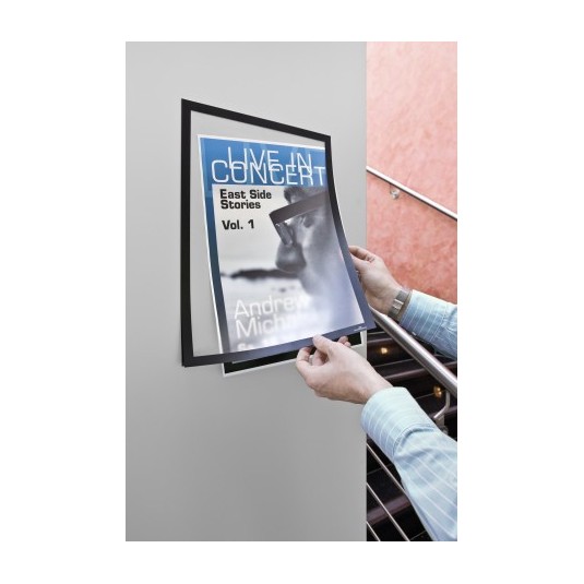 Samoprzylepna ramka info. DURAFRAME A3 czarna