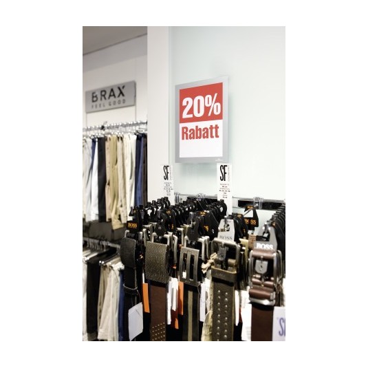 Samoprzylepna ramka info. DURAFRAME A5 srebrna