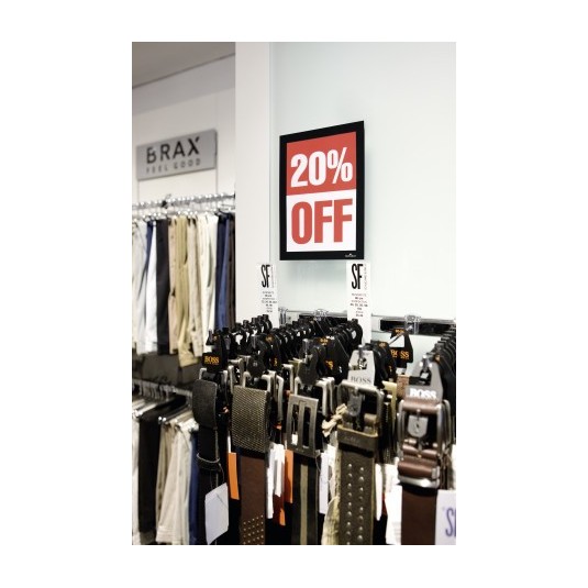 Samoprzylepna ramka info. DURAFRAME A5 czarna