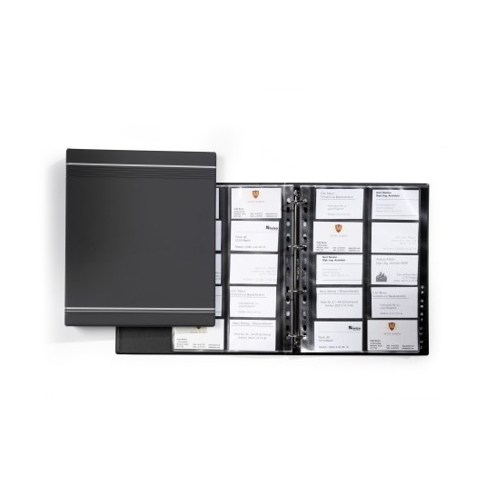 Album na wizytówki DURABLE VISIFIX antracytowy