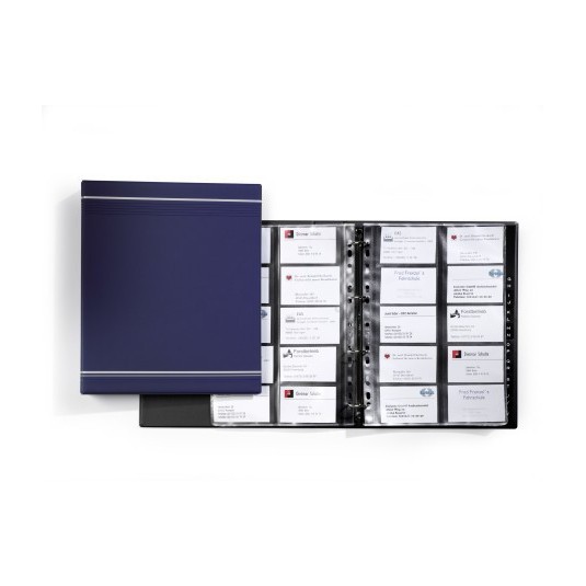 Album na wizytówki DURABLE VISIFIX granatowy