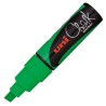 Marker kredowy UNI PWE -8K Zielony 8mm kolory