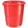 Kosz na śmieci Esselte VIVIDA czerwony 14 litrów