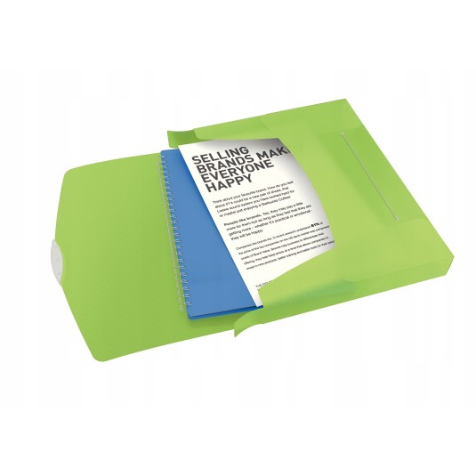 Teczka z gumką Esselte VIVIDA 40 mm zielona