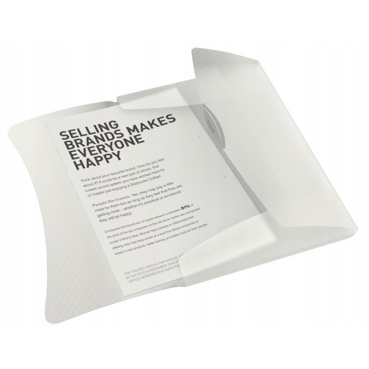 Teczka z gumką Esselte VIVIDA 15 mm biała