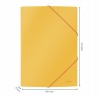 Teczka z gumką A4 kartonowa Leitz Cosy żółta