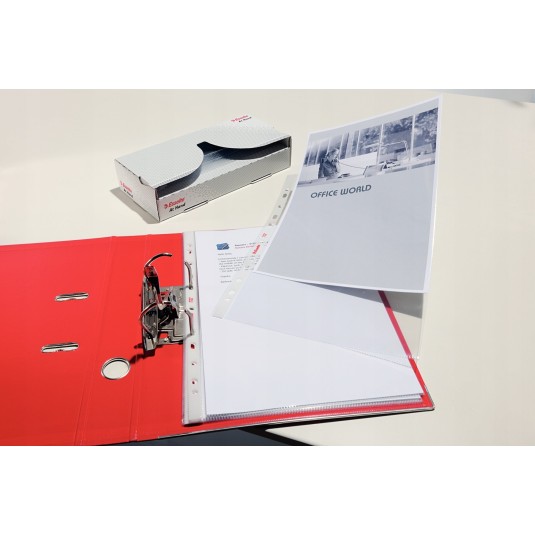 Koszulki groszkowe A4 w dyspenserze AT HAND 55 mic