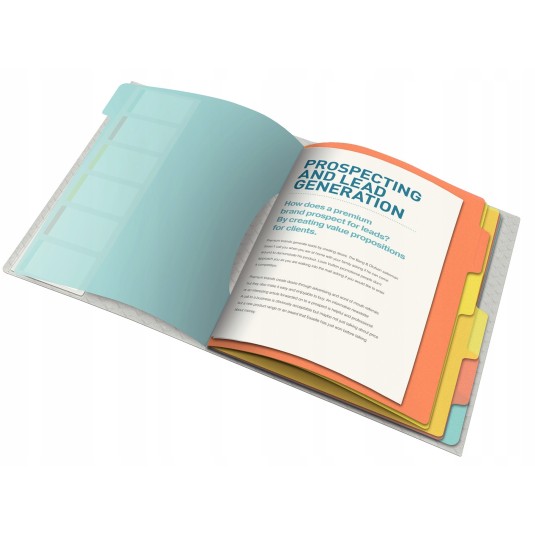 Teczka segregująca Esselte Colour`Ice 6 przekładek