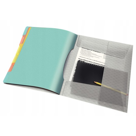 Teczka segregująca Esselte Colour`Ice 6 przekładek