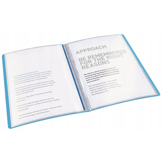 Album ofertowy Esselte VIVIDA niebieski 40 koszul