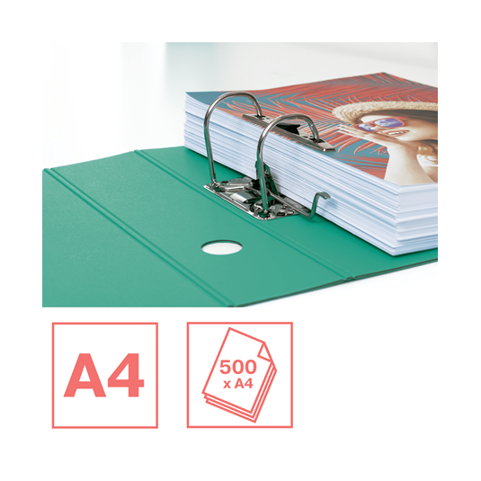 Segregator A4 Esselte Colour'Ice zielony polyfoam