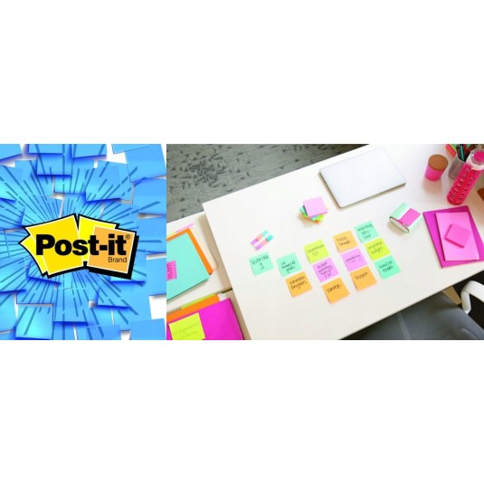 Bloczek samoprzylepny żółty karteczki notes 654 5+1