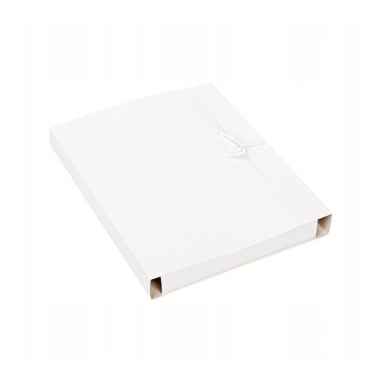 Teczka wiązana A4 biała 50 szt. GC 300g/m2 bezkwas