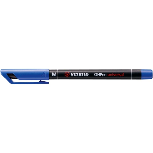 Foliopis STABILO OHPen M 1.0 niebieski marker CD DVD