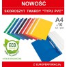 Skoroszyt A4 twardy zawieszany żółty typ PVC ekologiczny 10 szt.