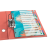 Przekładki Esselte Colour'Breeze A4 z indeksami,12  przekładek, PP