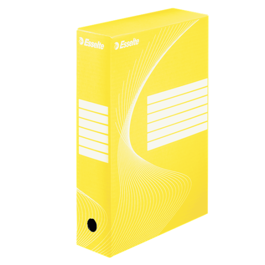 Pudło archiwizacyjne BOX szerokość 80 cm kolor żółte Esselte