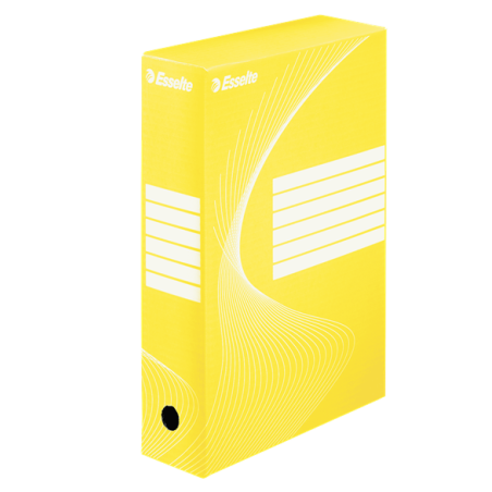 Pudło archiwizacyjne BOX szerokość 80 cm kolor żółte Esselte