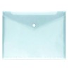 Teczka kopertowa  zatrzask  z europerforacją transparentna