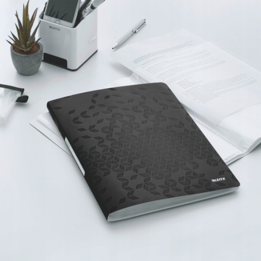 Teczka ofertowa album LEITZ WOW 40 koszulek czarny