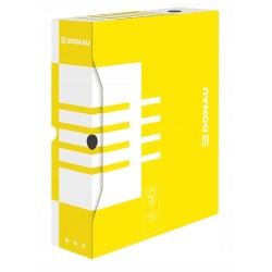 Karton archiwizacyjny DONAU A4 80mm żółty pudło