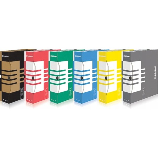 Karton archiwizacyjny DONAU A4 80mm szary pudło