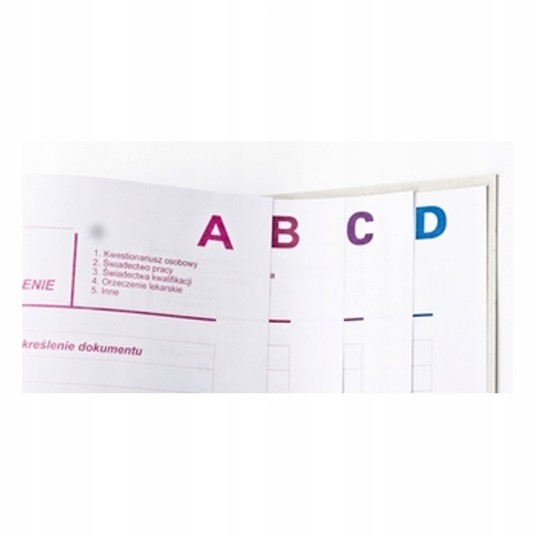 Teczka akt osobowych BIGO A4 oczkowa biała